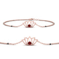 Thumbnail 17 - Cute Lotus Chain Bracelet