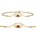 Thumbnail 52 - Cute Lotus Chain Bracelet