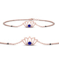 Thumbnail 9 - Cute Lotus Chain Bracelet