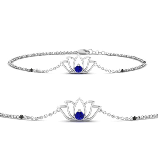 Cute Lotus Chain Bracelet