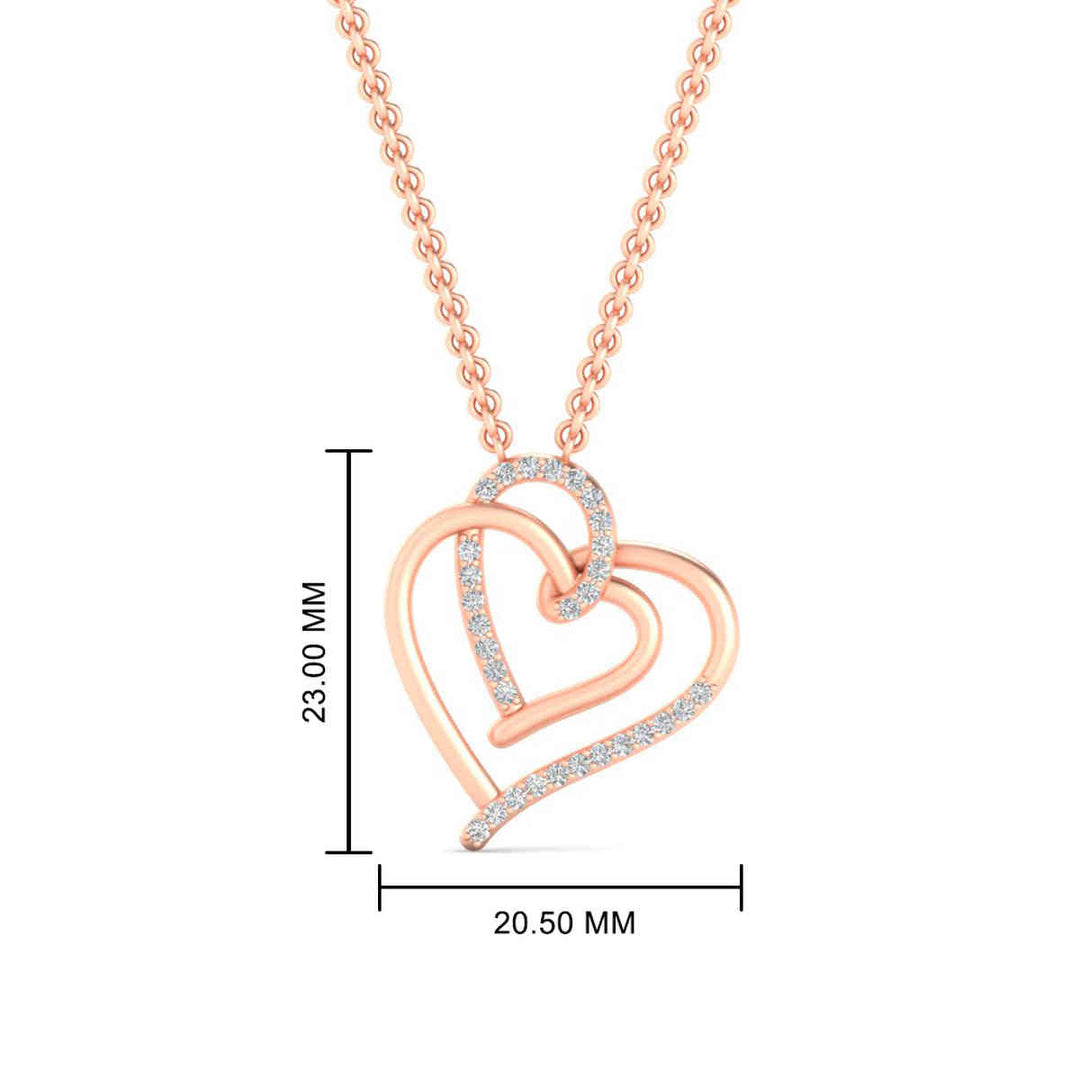 love-double-heart-diamond-necklace-in-FDPD11211-NL-RG