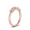 Load image into Gallery viewer, love-knot-solitaire-semi-mount-diamond-ring-in-rose-gold-FDENR9535SMRANGLE2-NL-RG