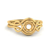 Load image into Gallery viewer, love-knot-solitaire-semi-mount-diamond-ring-in-yellow-gold-FDENR9535SMR-NL-YG