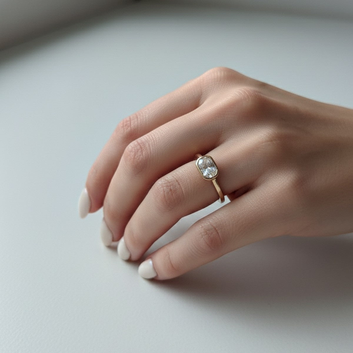 Low Set Engagement Rings