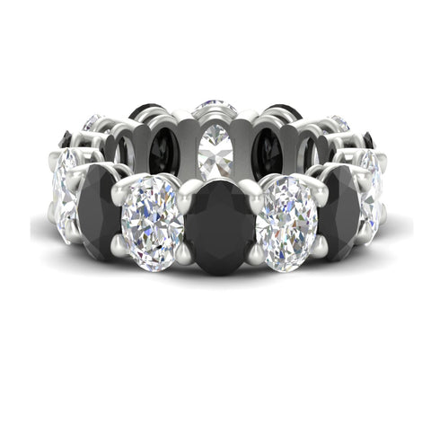 luxury-10-ct-oval-diamond-eternity-wedding-ring-with-black-diamond-in-white-gold-fdewb8324ovgblacksleep-7.00x5.00mm-nl-wg