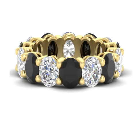 luxury-10-ct-oval-diamond-eternity-wedding-ring-with-black-diamond-in-yellow-gold-fdewb8324ovgblacksleep-7.00x5.00mm-nl-yg