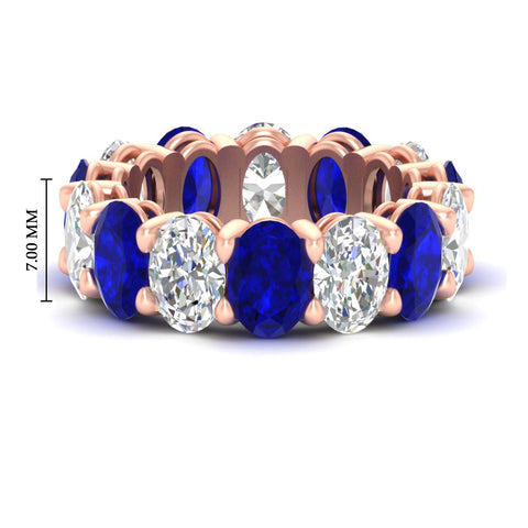 luxury-10-ct-oval-diamond-eternity-wedding-ring-with-blue-sapphire-in-rose-gold-fdewb8324ovgsablsleep-7.00x5.00mm-nl-rg-hw