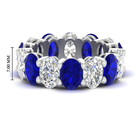 luxury-10-ct-oval-diamond-eternity-wedding-ring-with-blue-sapphire-in-white-gold-fdewb8324ovgsablsleep-7.00x5.00mm-nl-wg-hw