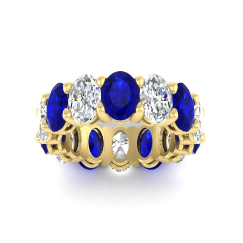 luxury-10-ct-oval-diamond-eternity-wedding-ring-with-blue-sapphire-in-yellow-gold-fdewb8324ovgsablangle5-7.00x5.00mm-nl-yg