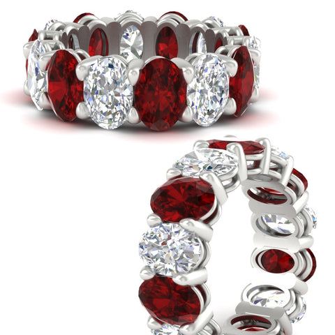 luxury-10-ct-oval-diamond-eternity-wedding-ring-with-ruby-in-white-gold-fdewb8324ovgrudrangle3-7.00x5.00mm-nl-wg