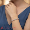 Load image into Gallery viewer, luxury-marquise-diamond-tennis-bracelet-rose-gold-fdbrc8632mq-model
