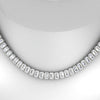 Load image into Gallery viewer, luxury-tennis-necklace-bezel-set-emerald-cut-in-FDNK11337EM-ANGLE1-NL-WG