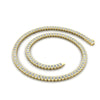 Load image into Gallery viewer, luxury-tennis-necklace-bezel-set-emerald-cut-in-FDNK11337EM-ANGLE1-NL-YG