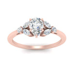 Load image into Gallery viewer, man-made-_pear-cut-real-diamond-vintage-engagement-ring-in-rose-gold-FDENR635PERANGLE5-NL-RG