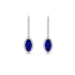 Load image into Gallery viewer, marquise-1-carat-halo-diamond-lever-back-drop-earrings-with-sapphire-in-white-gold-FDEAR11235-MQGSABLANGLE1-1.00CT-NL-WG.jpg
