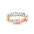 Thumbnail 3 - marquise-2-carat-cut-eternity-diamond-wedding-band-in-rose-gold-FDEWB11257MQB-2.00CT-NL-RG