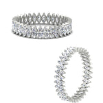 Load image into Gallery viewer, marquise-2-carat-cut-eternity-diamond-wedding-band-in-white-gold-FDEWB11257MQB-2.00CT-NL-WG