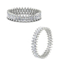 Thumbnail 9 - marquise-2-carat-cut-eternity-diamond-wedding-band-in-white-gold-FDEWB11257MQB-2.00CT-NL-WG