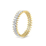 Load image into Gallery viewer, marquise-2-carat-cut-eternity-diamond-wedding-band-in-yellow-gold-FDEWB11257MQB-2.00CT-NL-YG
