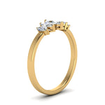 Load image into Gallery viewer, marquise-5-stone-wedding-ring-half-carat-in-yellow-gold-FD8008-0.5CTMQB-NL-YG.jpg
