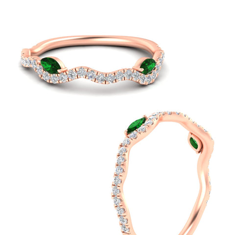 marquise-accent-curved-emerald-wedding-band-in-rose-gold-fdens11656bgemgrangle3-nl-rg.jpg