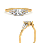 Load image into Gallery viewer, marquise-accented-diamond-princess-cut-engagement-ring-in-yellow-gold-FD9933PRRANGLE3-NL-YG.jpg?v=1769496524