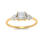 Load image into Gallery viewer, marquise-accented-diamond-princess-cut-engagement-ring-in-yellow-gold-FD9933PRRANGLE5-NL-YG.jpg?v=1769496524