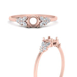 Load image into Gallery viewer, marquise-accented-diamond-semi-mount-engagement-ring-in-rose-gold-FD9933SMRANGLE3-NL-RG.jpg?v=1769496082