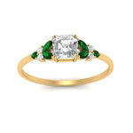 Load image into Gallery viewer, marquise-accented-emerald-asscher-cut-engagement-ring-in-yellow-gold-FD9933ASRGEMGRANGLE5-NL-YG_b99b0471-e56c-4ad2-8aba-a755bbe4b5af.jpg?v=1769496556