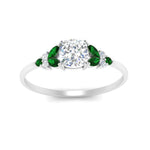 Load image into Gallery viewer, marquise-accented-emerald-cushion-cut-engagement-ring-in-white-gold-FD9933CURGEMGRANGLE5-NL-WG.jpg?v=1769496456
