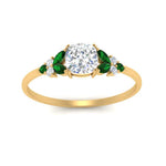 Load image into Gallery viewer, marquise-accented-emerald-cushion-cut-engagement-ring-in-yellow-gold-FD9933CURGEMGRANGLE5-NL-YG.jpg?v=1769496457
