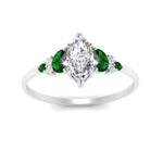 Load image into Gallery viewer, marquise-accented-emerald-marquise-cut-engagement-ring-in-white-gold-FD9933MQRGEMGRANGLE5-NL-WG.jpg?v=1769496490