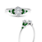 Load image into Gallery viewer, marquise-accented-emerald-pear-shaped-engagement-ring-in-white-gold-FD9933PERGEMGRANGLE3-NL-WG.jpg?v=1769751747