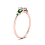 Load image into Gallery viewer, marquise-accented-emerald-princess-cut-engagement-ring-in-rose-gold-FD9933PRRGEMGRANGLE2-NL-RG.jpg?v=1769496524