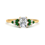 Load image into Gallery viewer, marquise-accented-emerald-radiant-cut-engagement-ring-in-yellow-gold-FD9933RARGEMGR-NL-YG.jpg?v=1769496534