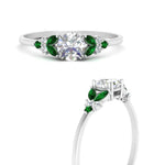 Load image into Gallery viewer, marquise-accented-emerald-round-cut-engagement-ring-in-white-gold-FD9933RORGEMGRANGLE3-NL-WG.jpg?v=1769496549