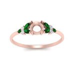 Load image into Gallery viewer, marquise-accented-emerald-semi-mount-engagement-ring-in-rose-gold-FD9933SMRGEMGRANGLE5-NL-RG.jpg?v=1769496082