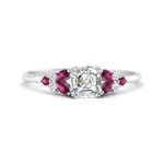 Load image into Gallery viewer, marquise-accented-pink-sapphire-asscher-cut-engagement-ring-in-white-gold-FD9933ASRGSADRPI-NL-WG_a8a6b023-3c5b-4260-8486-e5cb7e7abc56.jpg?v=1769496557