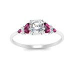 Load image into Gallery viewer, marquise-accented-pink-sapphire-asscher-cut-engagement-ring-in-white-gold-FD9933ASRGSADRPIANGLE5-NL-WG.jpg?v=1769496441