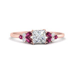 Load image into Gallery viewer, marquise-accented-pink-sapphire-princess-cut-engagement-ring-in-rose-gold-FD9933PRRGSADRPI-NL-RG.jpg?v=1769496524