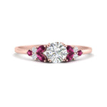Load image into Gallery viewer, marquise-accented-pink-sapphire-round-cut-engagement-ring-in-rose-gold-FD9933RORGSADRPI-NL-RG.jpg?v=1769496546