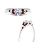 Load image into Gallery viewer, marquise-accented-ruby-round-cut-engagement-ring-in-white-gold-FD9933RORGRUDRANGLE3-NL-WG.jpg?v=1769496546