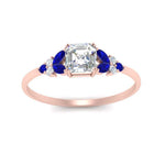 Load image into Gallery viewer, marquise-accented-sapphire-asscher-cut-engagement-ring-in-rose-gold-FD9933ASRGSABLANGLE5-NL-RG.jpg?v=1769496442