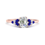 Load image into Gallery viewer, marquise-accented-sapphire-emerald-cut-engagement-ring-in-rose-gold-FD9933EMRGSABL-NL-RG.jpg?v=1769496467