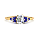 Load image into Gallery viewer, marquise-accented-sapphire-emerald-cut-engagement-ring-in-yellow-gold-FD9933EMRGSABL-NL-YG.jpg?v=1769496467