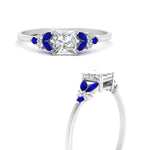 Load image into Gallery viewer, marquise-accented-sapphire-princess-cut-engagement-ring-in-white-gold-FD9933PRRGSABLANGLE3-NL-WG.jpg?v=1769496524