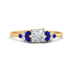Load image into Gallery viewer, marquise-accented-sapphire-princess-cut-engagement-ring-in-yellow-gold-FD9933PRRGSABL-NL-YG.jpg?v=1769496524