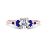Load image into Gallery viewer, marquise-accented-sapphire-radiant-cut-engagement-ring-in-rose-gold-FD9933RARGSABL-NL-RG.jpg?v=1769496535
