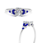 Load image into Gallery viewer, marquise-accented-sapphire-radiant-cut-engagement-ring-in-white-gold-FD9933RARGSABLANGLE3-NL-WG.jpg?v=1769496534