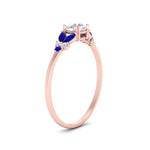 Load image into Gallery viewer, marquise-accented-sapphire-round-cut-engagement-ring-in-rose-gold-FD9933RORGSABLANGLE2-NL-RG.jpg?v=1769496547